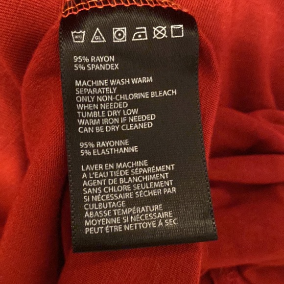 Burnt orange long sleeve top - Picture 4 of 4